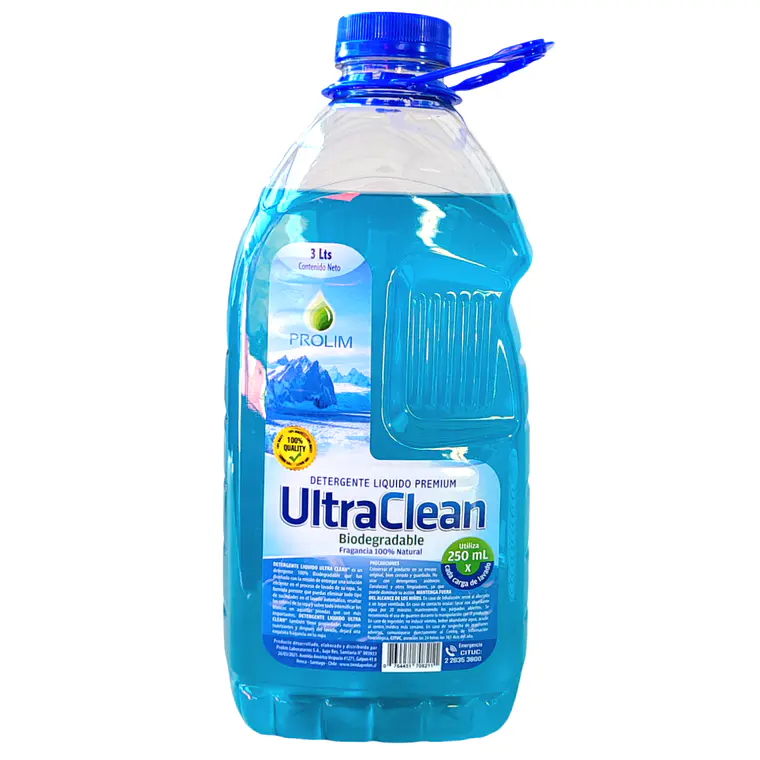 Detergente ULTRA CLEAN ® 3 Litros ( Minimo de Compras 20 Bidones ) 1