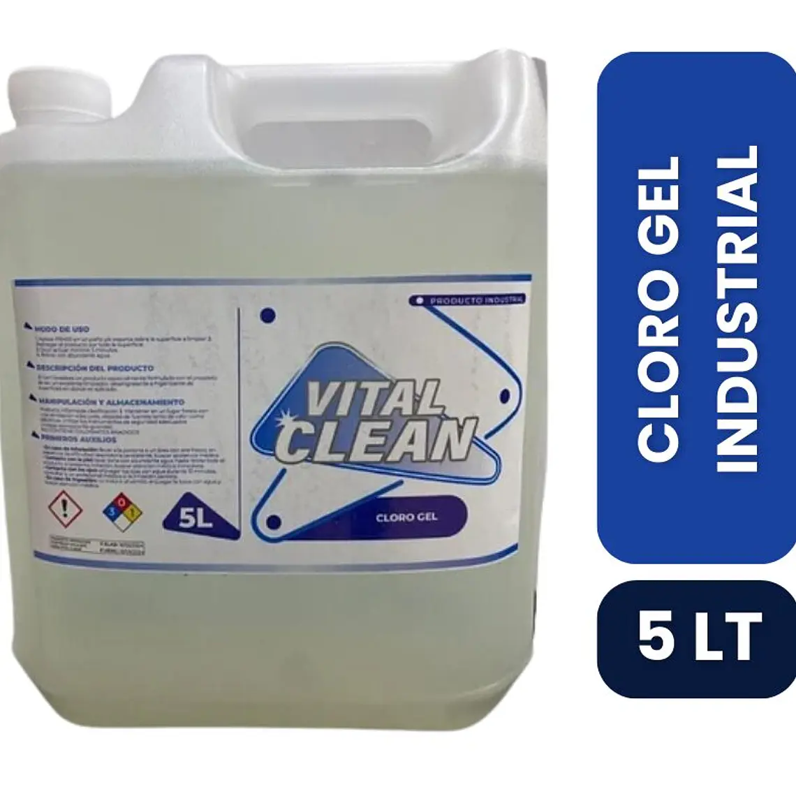 CLORO GEL 5L  Marca: Vital Clean 1