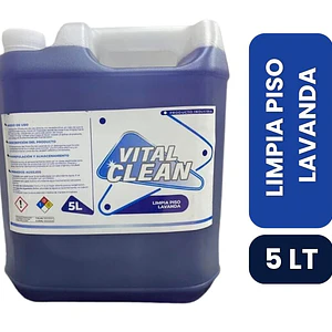 LIMPIA PISO INDUSTRIAL 5L  Marca: Vital Clean
