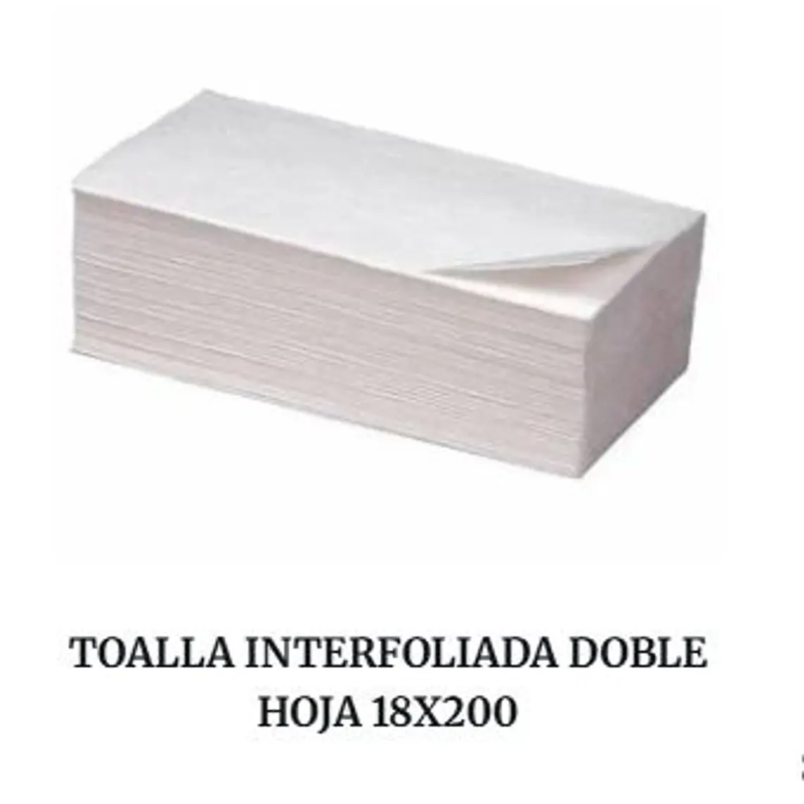 TOALLA INTERFOLIADA DOBLE HOJA 18X200 1