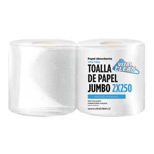 TOALLA PAPEL JUMBO 2X250