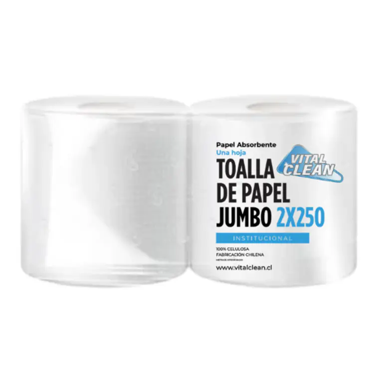 TOALLA PAPEL JUMBO 2X250 1