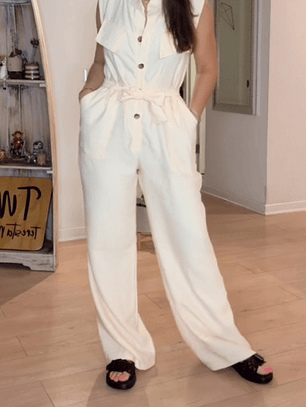 Enterito Josefina Blanco y beige 