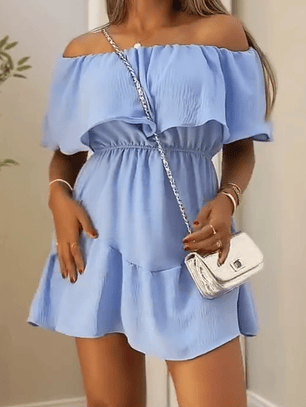 Vestido Clara Celeste 