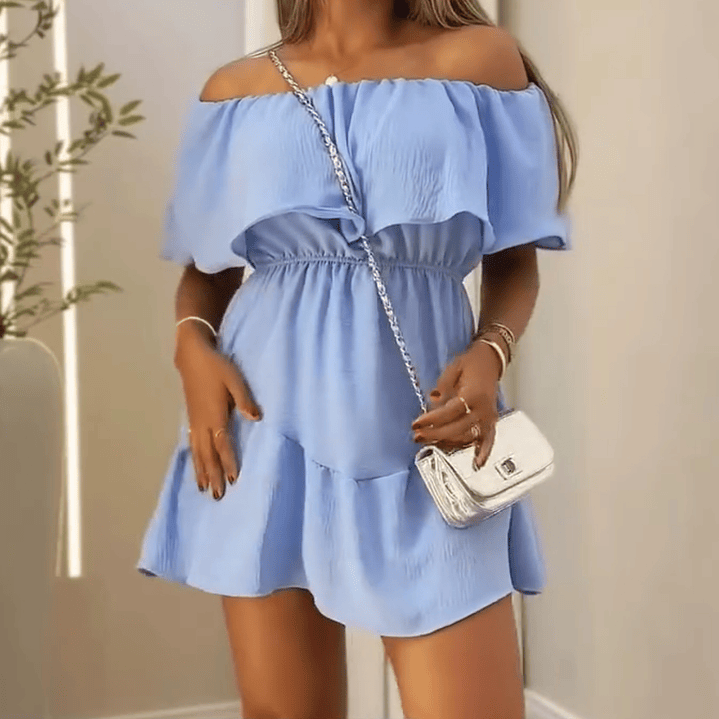 Vestido Clara Celeste  1