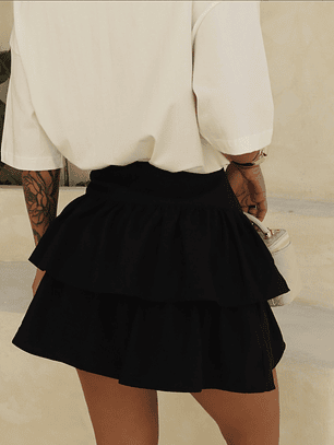 Falda short negra 