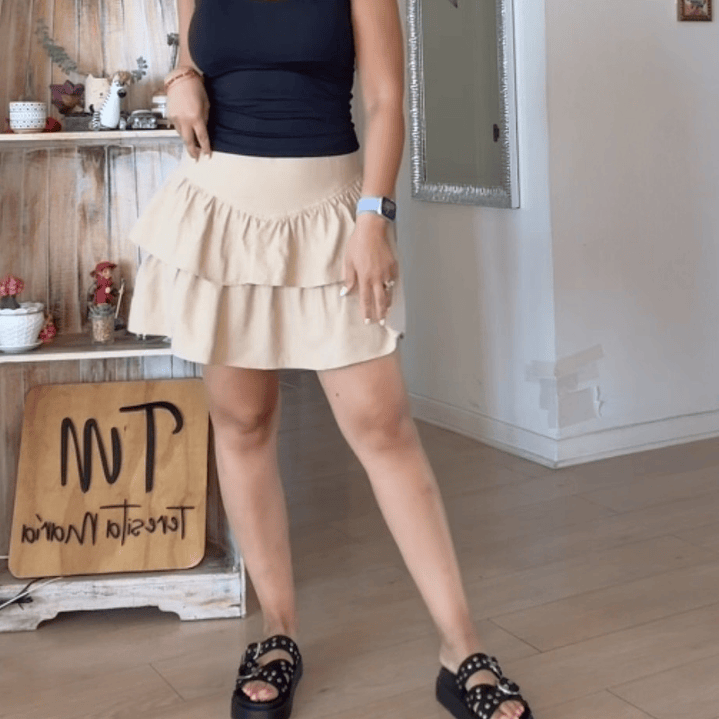 Falda short nude 1