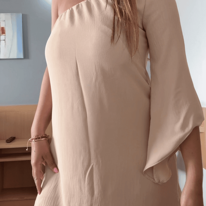 Vestido 1 hombro con short Javiera  3
