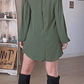 Vestido con Short Rosario Verde militar  - Miniatura 2