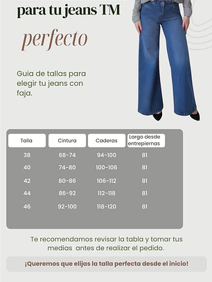 JEANS CON FAJA MARIANA 