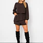 Vestido con Short Antonieta Marron - Miniatura 1