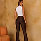 Pantalón Prada de compresión abdominal color café. - Miniatura 2