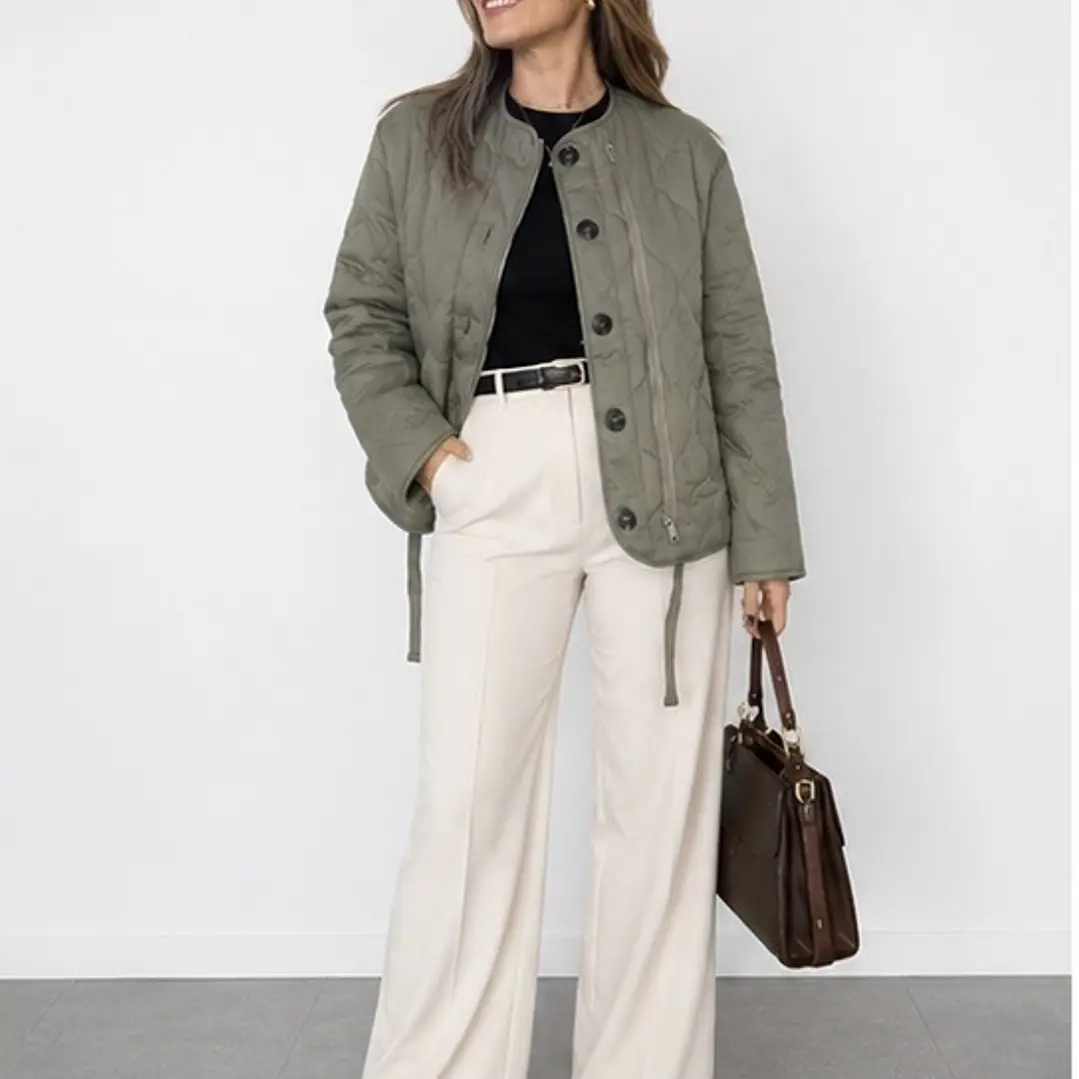 Chaqueta  Romboidal Olive CHic 2