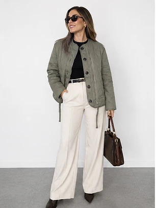 Chaqueta  Romboidal Olive CHic