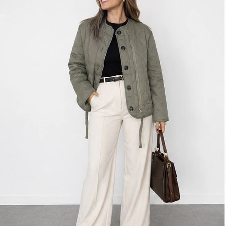 Chaqueta  Romboidal Olive CHic 2