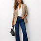 Jeans con faja Matilda azul Flare  - Miniatura 1