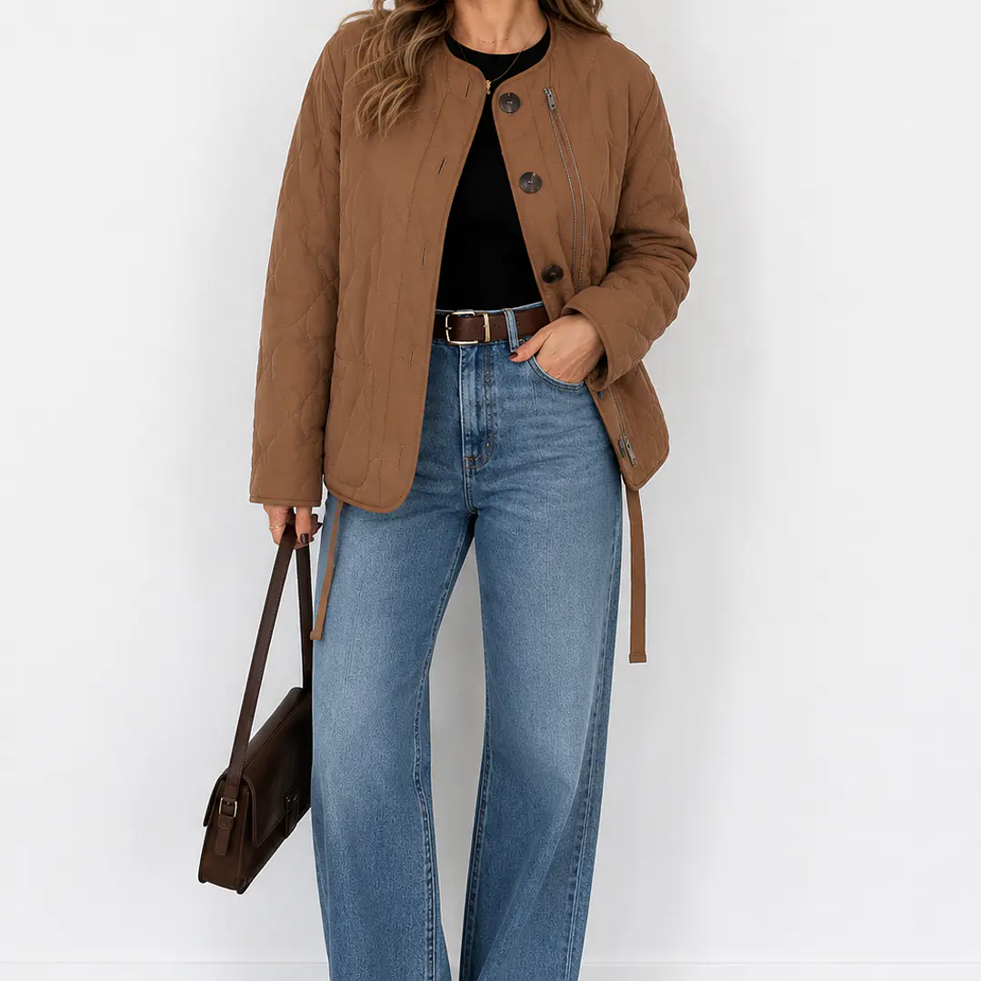 Chaqueta Aspen ligth brown 1