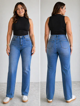 Jeans con faja Vivi