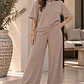 Conjunto Palazo Overzize Camel - Miniatura 1