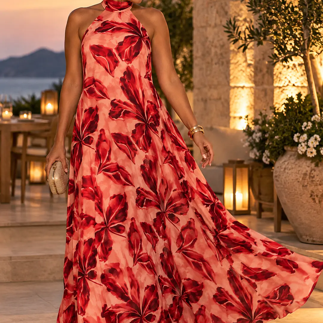 Vestido TATYANY coral  2