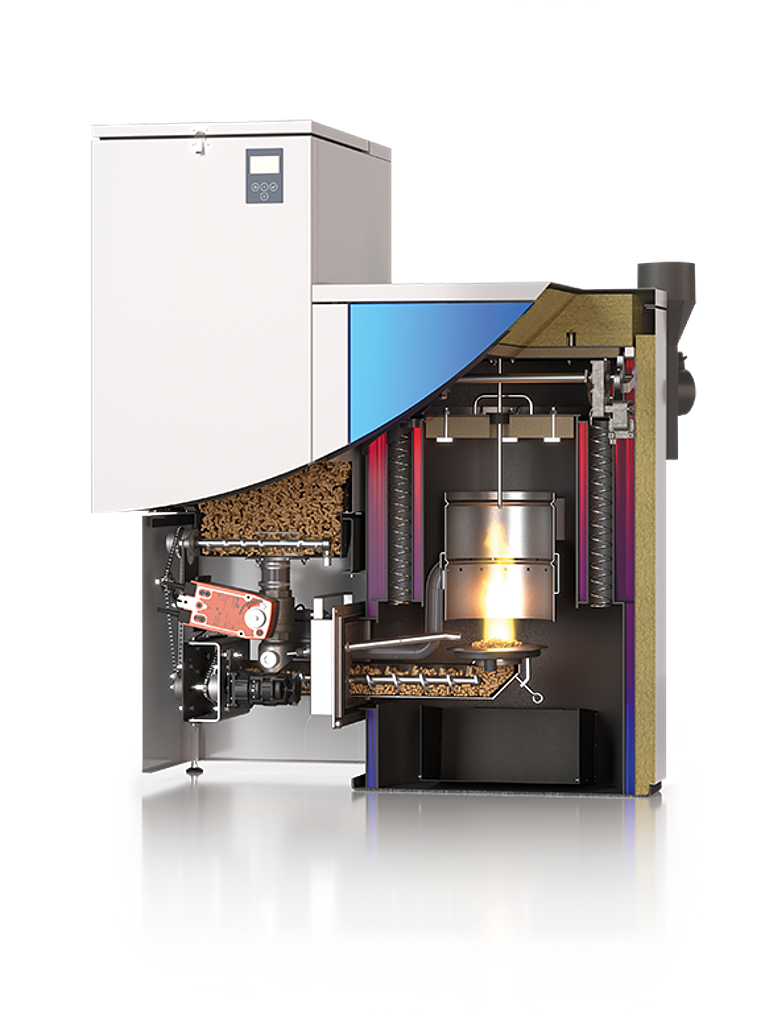 Caldera Pellet Easypell 20 kW   2