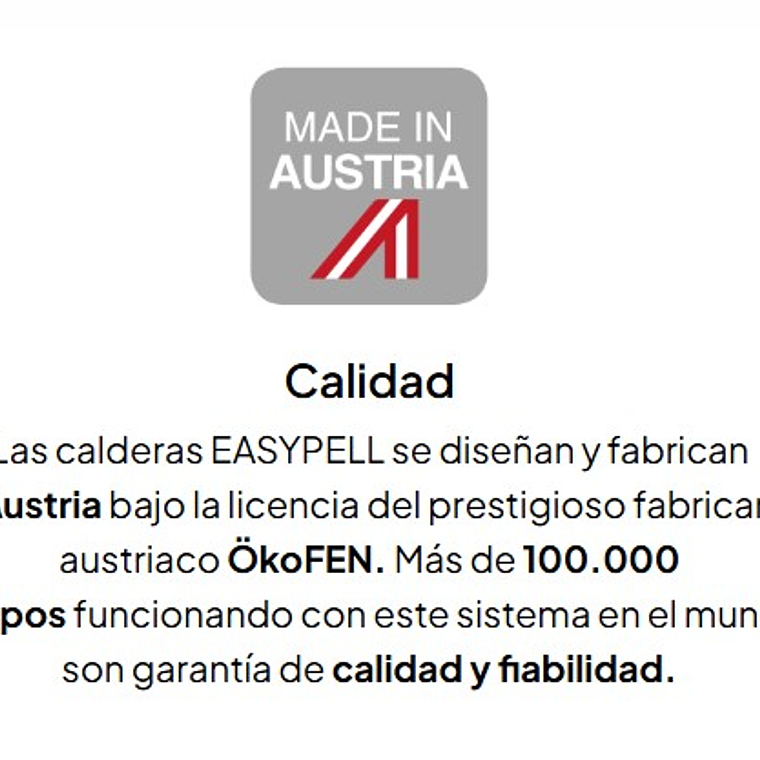 Caldera Pellet Easypell 30 kW 8