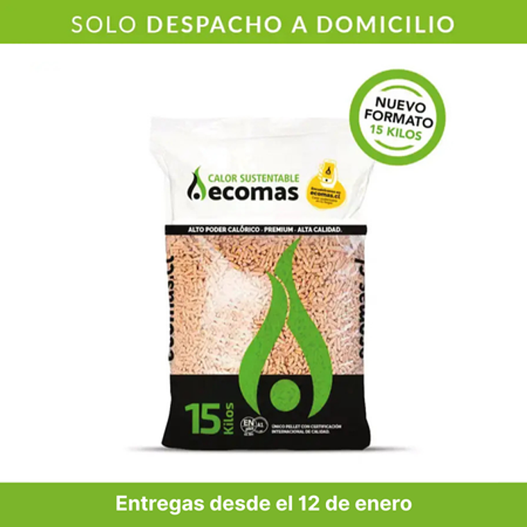 Pack 1: 12 bolsas de pellet  1