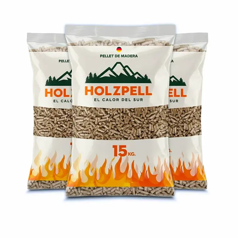 Pallet 84 bolsas de pellet 15 kg Holzpell 1