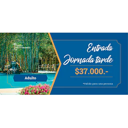 Entrada Tarde - Adulto