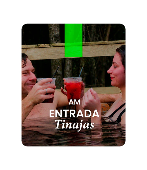 Entrada Tinajas AM + piscinas para 6 personas (4 horas)
