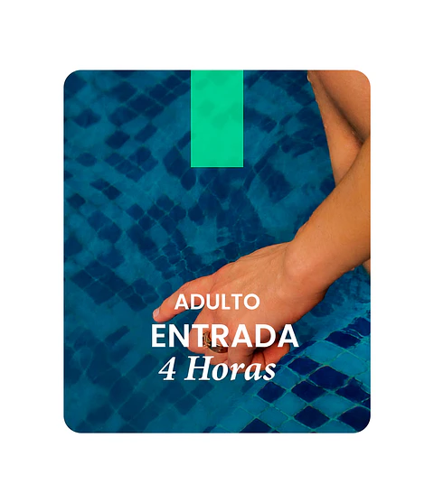 Entrada 4 horas - Adulto