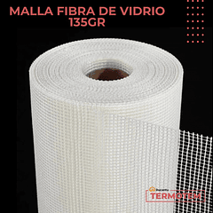 MALLA FIBRA DE VIDRIO TERMOTEM WHITE 135GR 1MT X 50ML REFUERZO SISTEMA EIFS