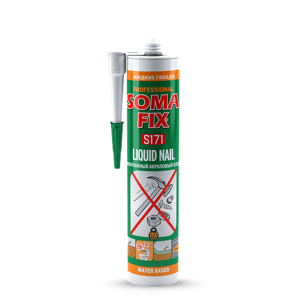 CLAVO LIQUIDO ADHESIVO MONTAJE S171 SOMAFIX 300 ML 1