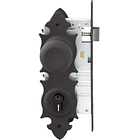 CERRADURA LOGGIA EMBUTIR OISTER (ODIS) MODELO TRANCURA NEGRO 2