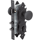 CERRADURA ACCESO EMBUTIR OISTER (ODIS) MODELO TRANCURA NEGRO 6