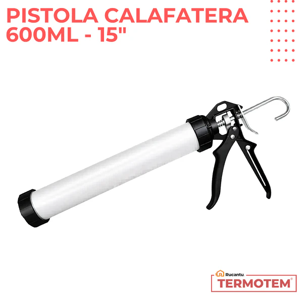 PISTOLA CALAFATERA SALCHICHA 600ML - 15 PULGADAS 
