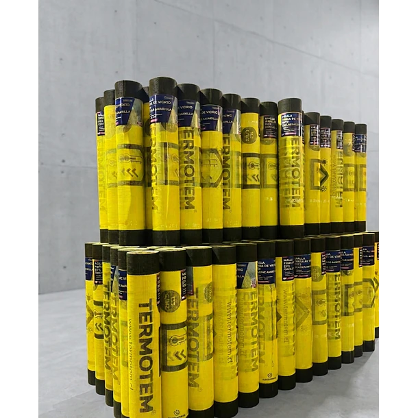 MALLA FIBRA DE VIDRIO TERMOTEM Amarilla 153GR 1MT X 50ML REFUERZO SISTEMA EIFS 2
