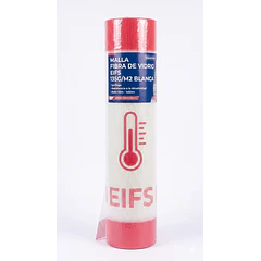 MALLA FIBRA DE VIDRIO TERMOTEM BLANCA 135GR 1MT X 50ML REFUERZO SISTEMA EIFS