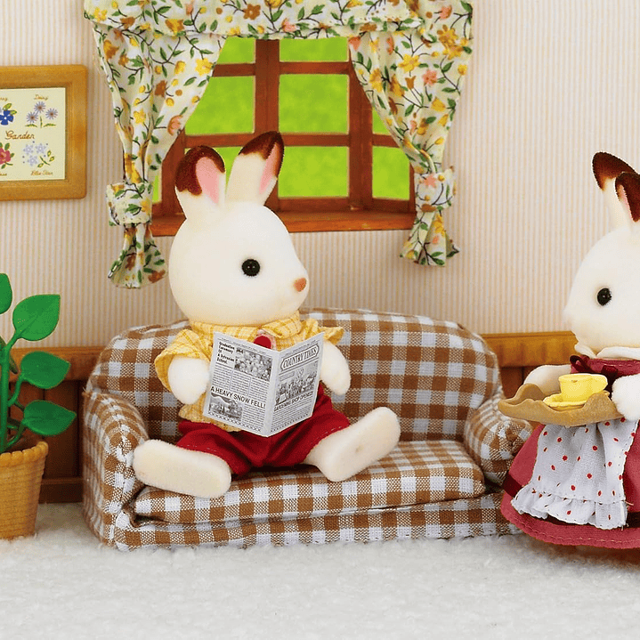 Papá conejo con sala 3