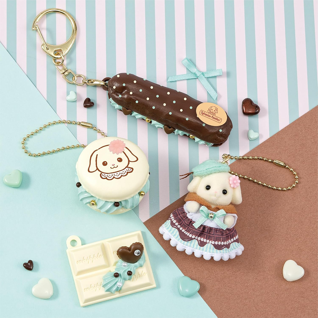 Macaron keychain flora (pre-venta) 2