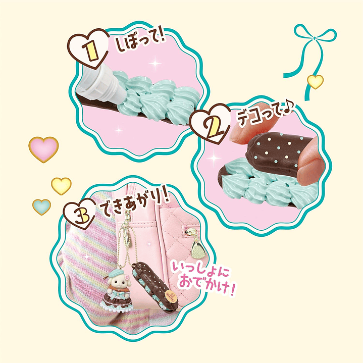 Macaron keychain flora (pre-venta) 3