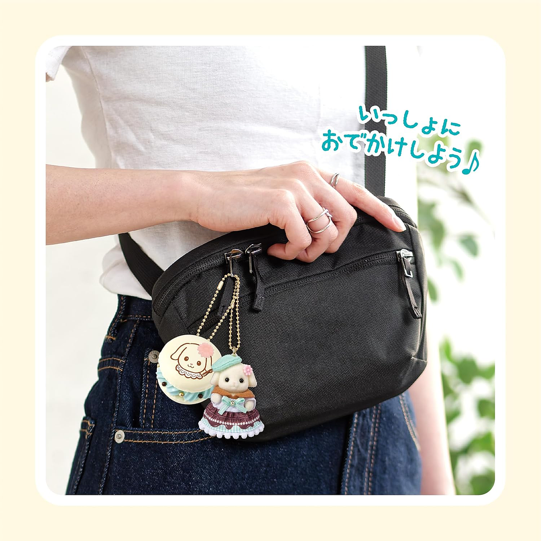 Macaron keychain flora (pre-venta) 6