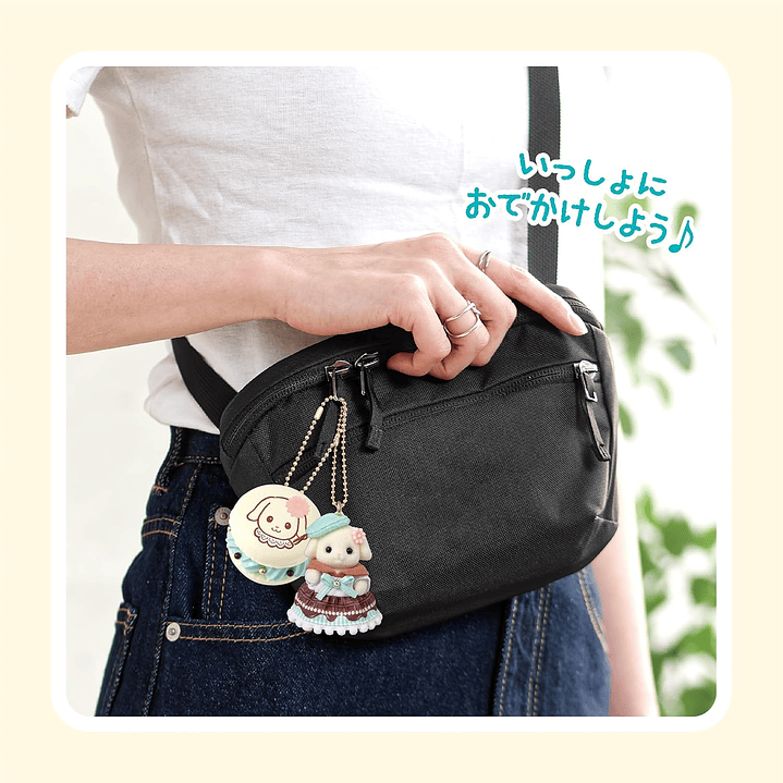 Macaron keychain flora (pre-venta) 6