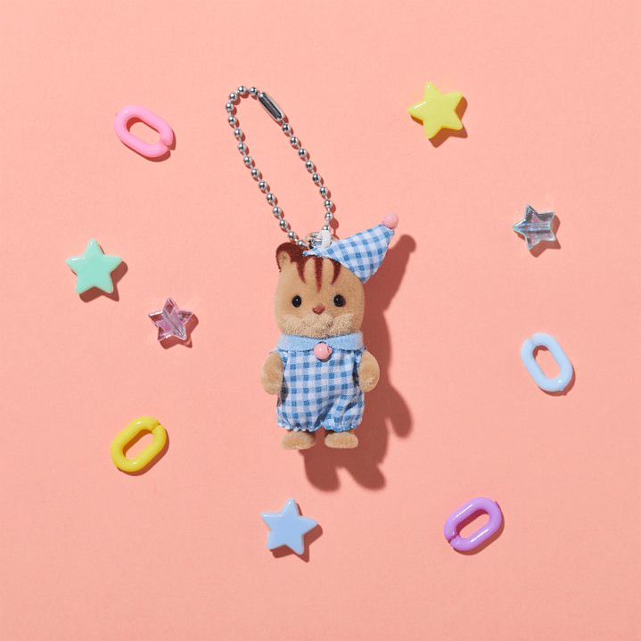 Keychain ardilla en pijamas 3