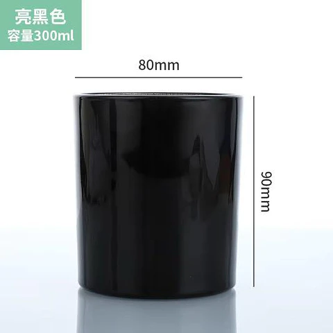 Envase de vela 300 ml con tapa metalica