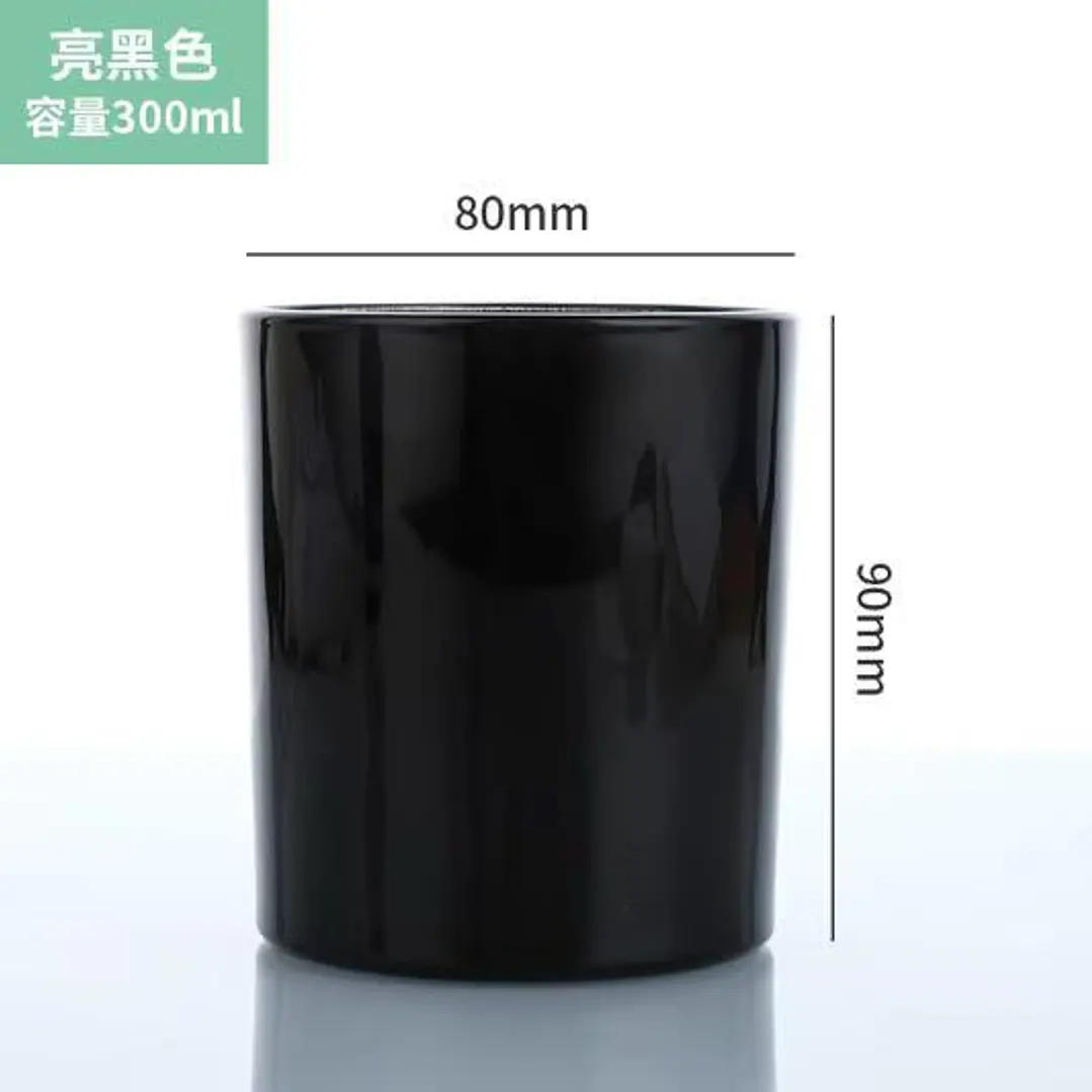Envase de vela 300 ml con tapa metalica 1