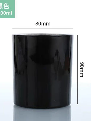 Envase de vela 300 ml con tapa metalica