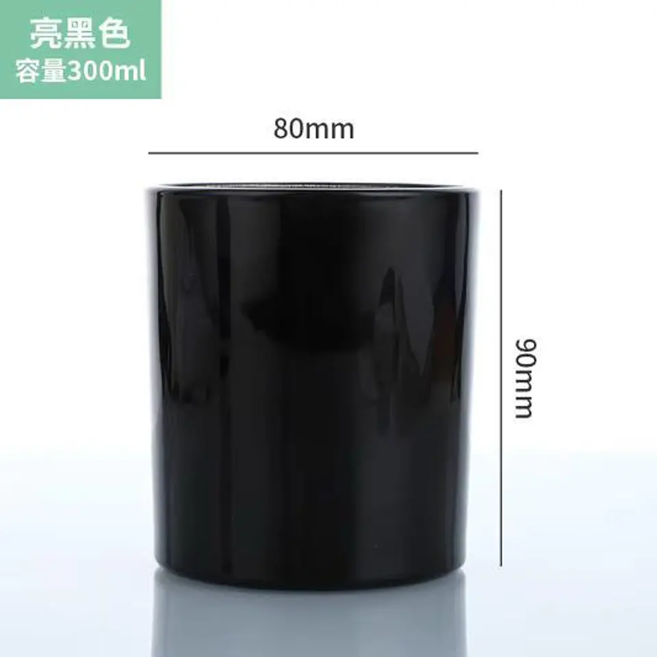 Envase de vela 300 ml con tapa metalica 1