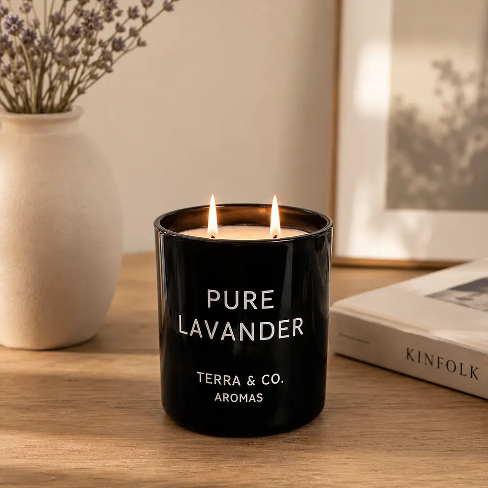 VELAS DE SOJA NATURAL 1