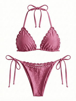 Top Bikini Hibisco